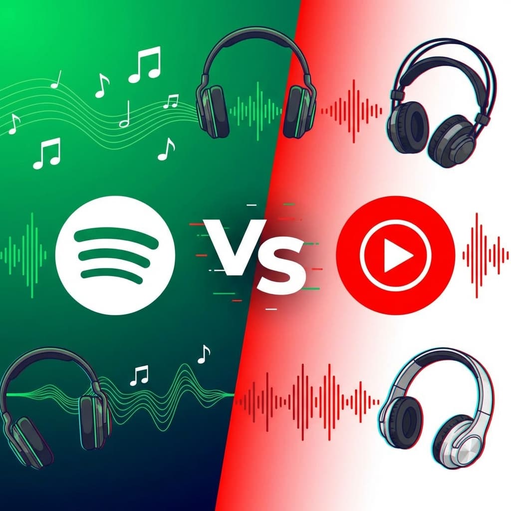 Spotify Premium vs YouTube Music: Meilleur Streaming Maroc 2026