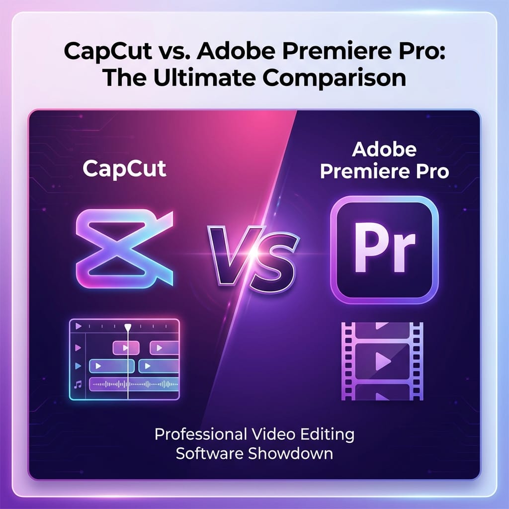 CapCut Pro vs Premiere Pro: Montage Vidéo pour Créateurs Maroc 2026 - Emaghrib Maroc