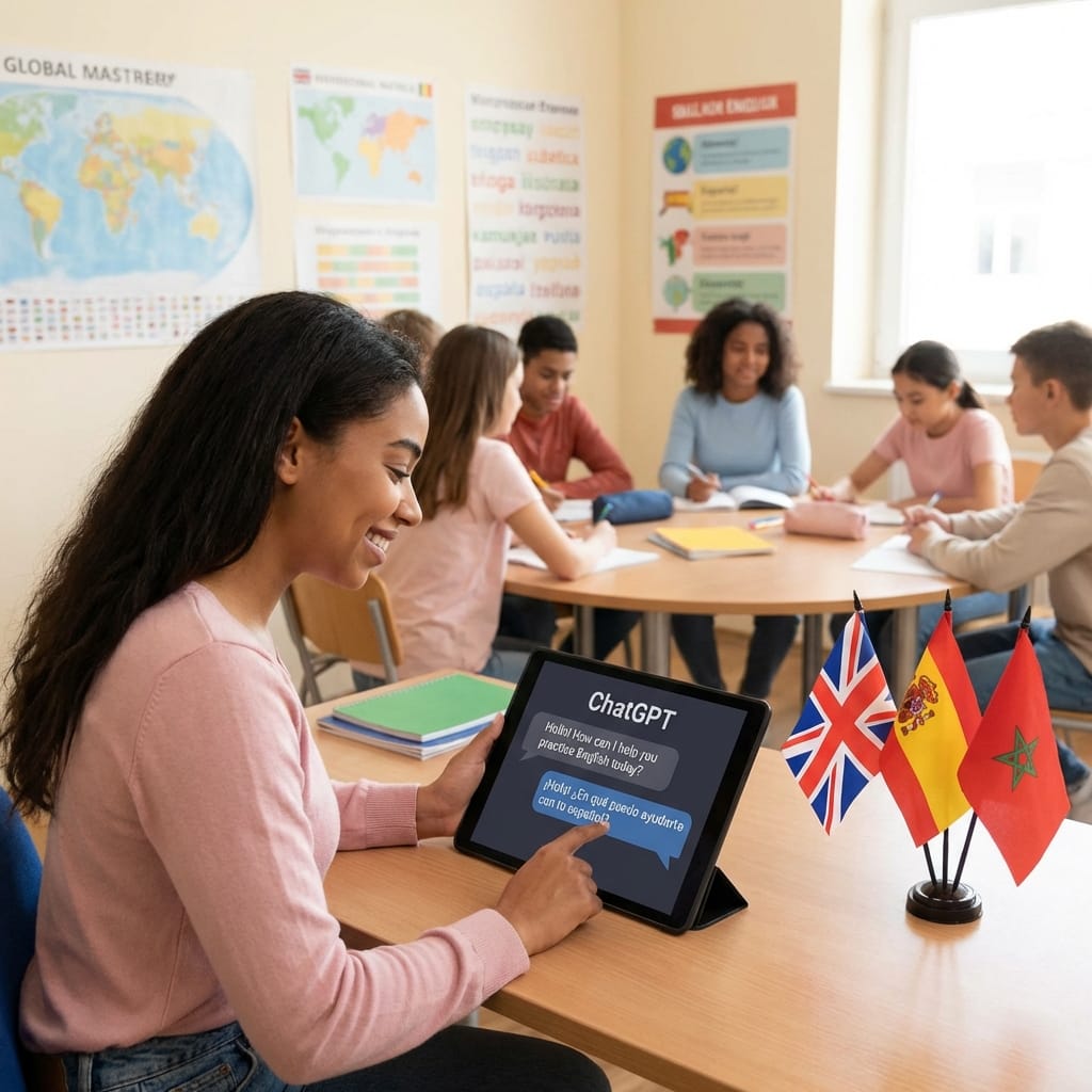 Apprendre l'Anglais et l'Espagnol avec ChatGPT : La Méthode (Gratuite) - Emaghrib Maroc